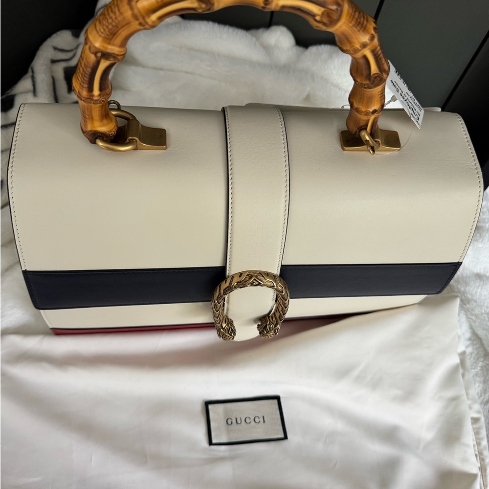 Gucci bag handbag Dionysus bamboo leather handbag - Picture 10 of 12